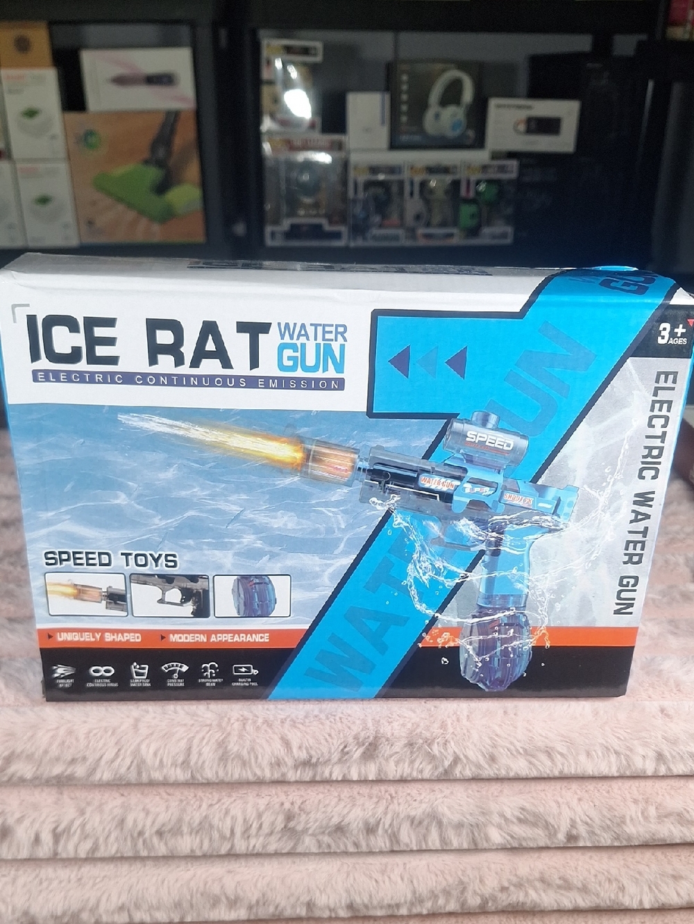Electric Water Gun - Blue - Kids Toy